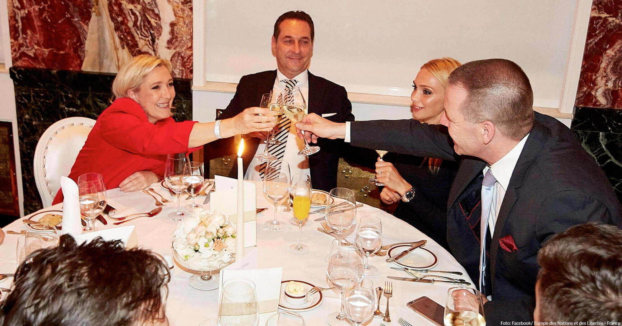 FPÖ-Fraktion wollte Champagner und 400-Euro Essen verrechnen – EU fordert Geld zurück