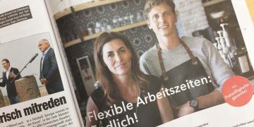 Inserat für den 12-Stunden-Tag in Zeitung