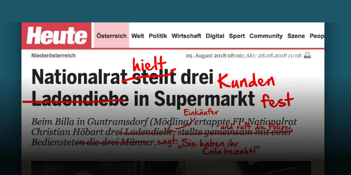 FPÖ-Abgeordneter Höbart verkauft sich als mutiger Held – die Polizei widerspricht