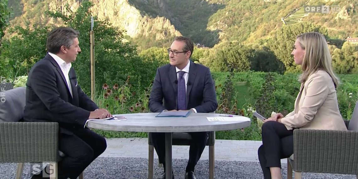 Strache beim Sommergespräch