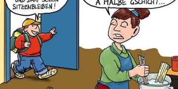 karl berger karikatur schulnoten