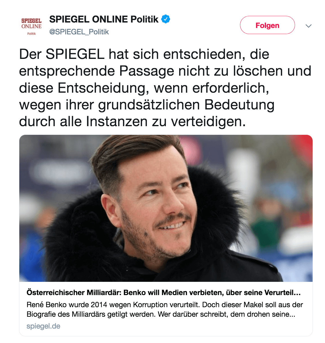 Rene Benko wird zu einem Beispiel Streisand Effektes in Österreich. Neben ihn gibt es international viele andere Beispiele.