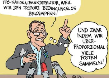 Strache, der Proporz-Kämpfer