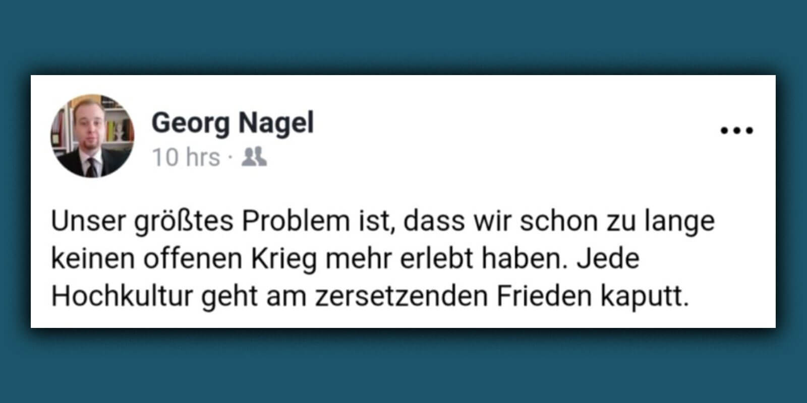 Autor der FPÖ-Zeitschrift „Zur Zeit“: „Die meisten Menschen sind Abfall“