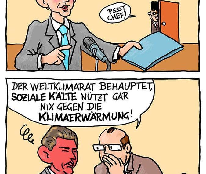 Soziale Kälte gegen globale Erwärmung!