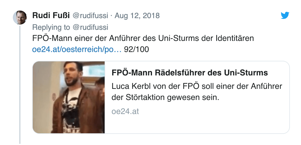 Strache vs Fußi: Foto mit Identitären bringt FPÖ-Chef in Widerspüche