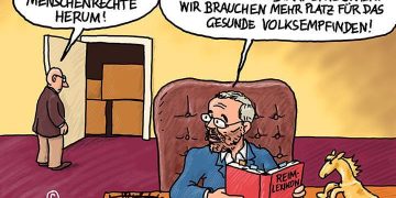 Da stehen noch ein paar Menschenrechte rum …