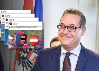 Strache auf Facebook untersucht: Alles dreht sich um Migranten. Arbeitslosigkeit und Mieten sind kein Thema.