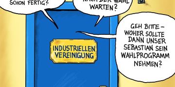 Cartoon Industriellenvereinigung