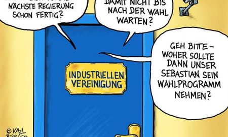 Cartoon Industriellenvereinigung