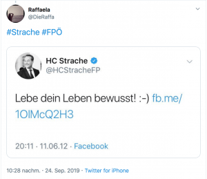 Der Bodyguard von Strache hat ausgepackt und belastet den Ex FPÖ Chef schwer. Außerdem bekommt seine Frau Philippa Strache ein Mega-Gehalt und Strache kann 10.000 Euro an Spesen pro Monat geltend machen. Das Netzt macht sich lustig darüber – hier ein Beispiel.