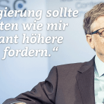 Bill Gates für Vermögen ssteuer