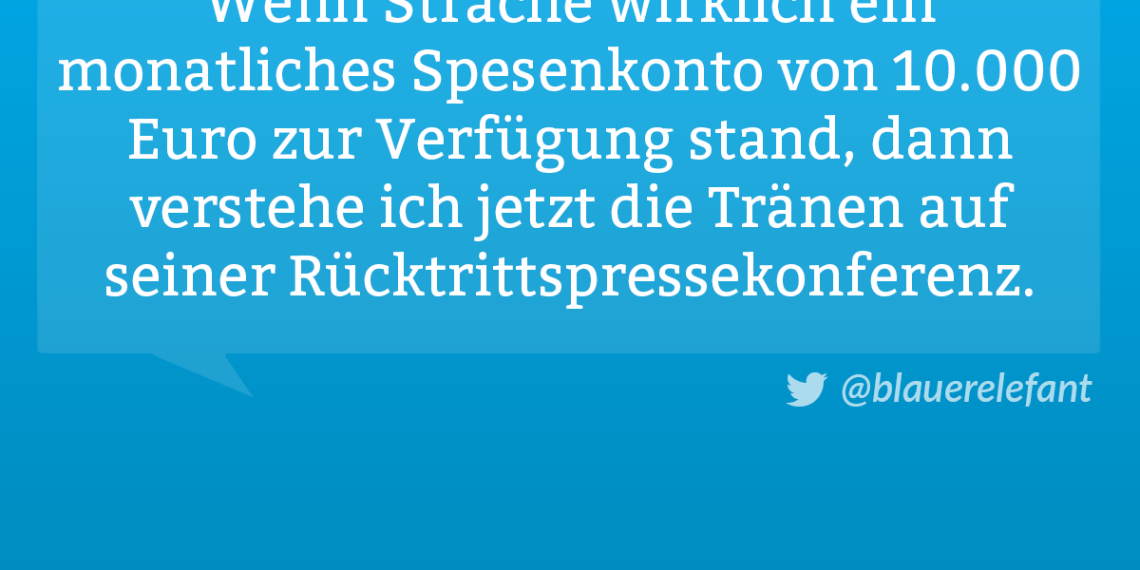 Strache Spesen