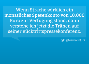 Strache Spesen