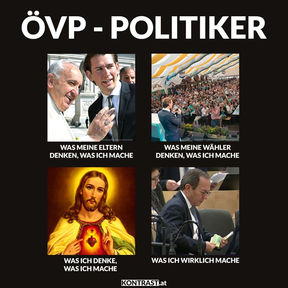Wenn ÖVP-Politiker Geld zählen, lacht das Netz