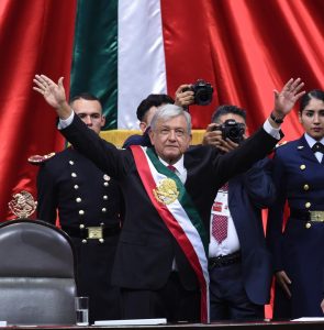 Auf diesem Bild sieht man Andres Manuel Lopez Obrador, Präsident von Mexiko.