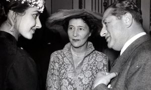 Bruno Kreisky im Gespräch mit Maria Callas