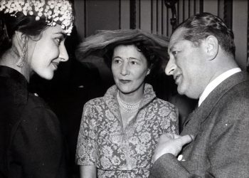 Bruno Kreisky im Gespräch mit Maria Callas