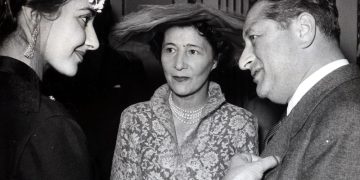 Bruno Kreisky im Gespräch mit Maria Callas