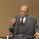 Bundeskanzler Bruno Kreisky in einer ORF Diskussionsrunde vor der Nationalratswahl 1983 kontert Alois Mock.
