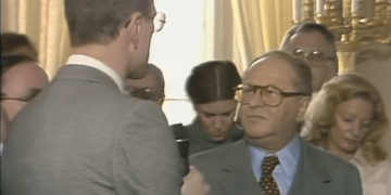 Bundeskanzler Bruno Kreisky wies einen ORF-Reporter zurecht. Lernen S'Geschichte!