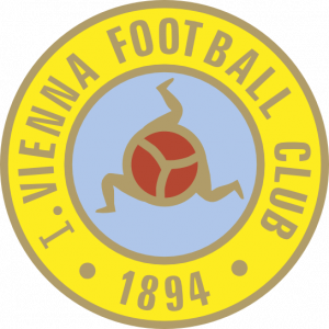 Das Bild zeigt das originale Logo des First Vienna FC, der älteste Fußballverein in der Geschichte von Wien.