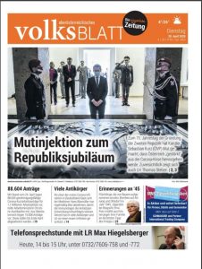oberösterreichisches volksblatt volkspartei wahlkampf övp berater coronavirus