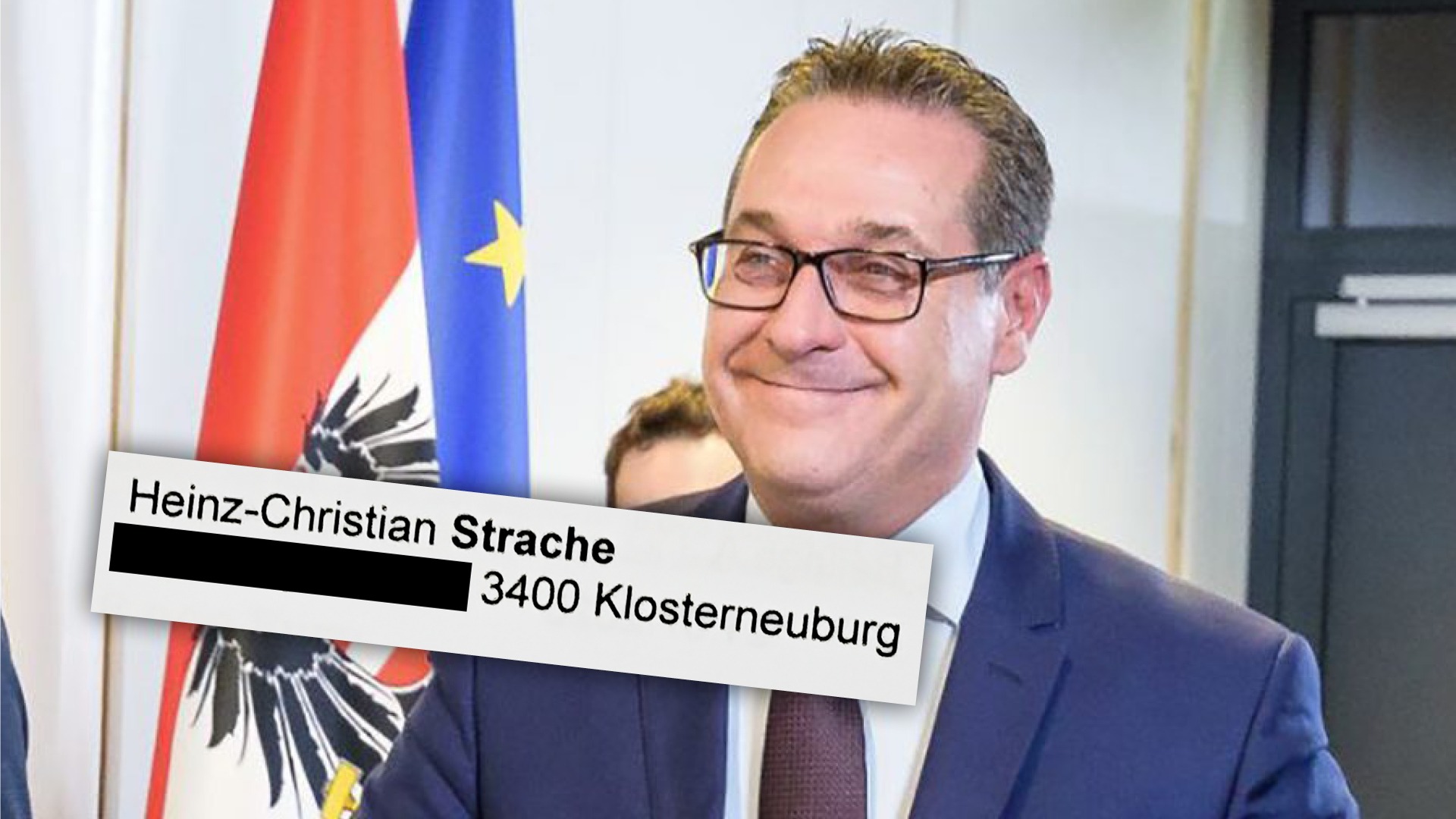 Strache-Wohnsitz: Strache klagt Kontrast – von seiner Adresse in Klosterneuburg