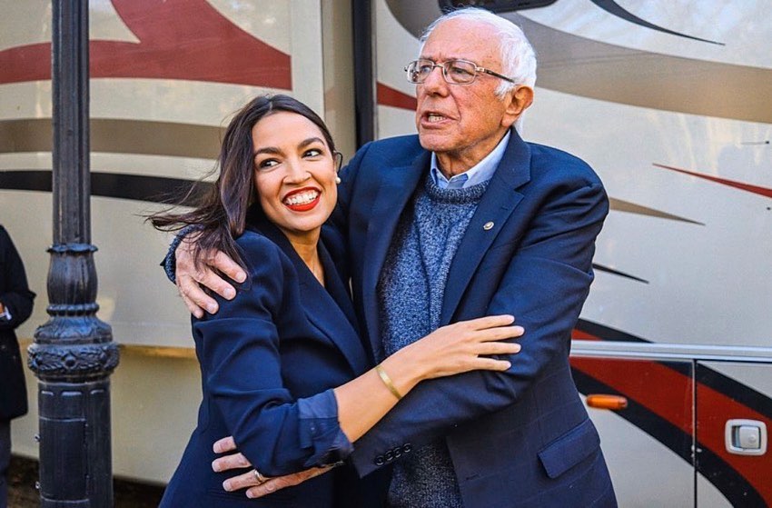 Alexandria Ocasio-Cortez und Bernie Sanders - Foto: Foto: instagram.com/aoc