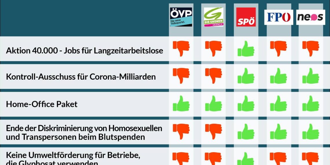 Abstimmungsverhalten im Nationalrat, 24. Februar 2021