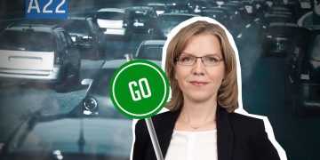 Gewessler Ausbau Donauuferautobahn Foto_ Eigene Montage, Parlamentsdirektion/Photo Simonis