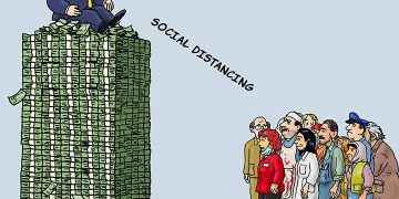 So sieht soziale Distanz aus Sicht der ÖVP aus…