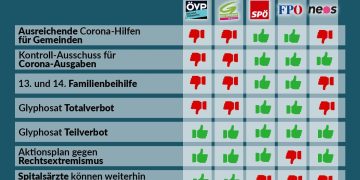 Abstimmungsverhalten im Nationalrat 19./20. Mai 2021