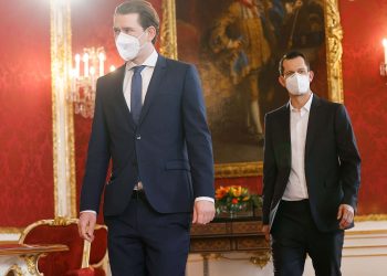 Sebastian Kurz und Wolfgang Mückstein (Foto: BKA / Dragan Tatic)