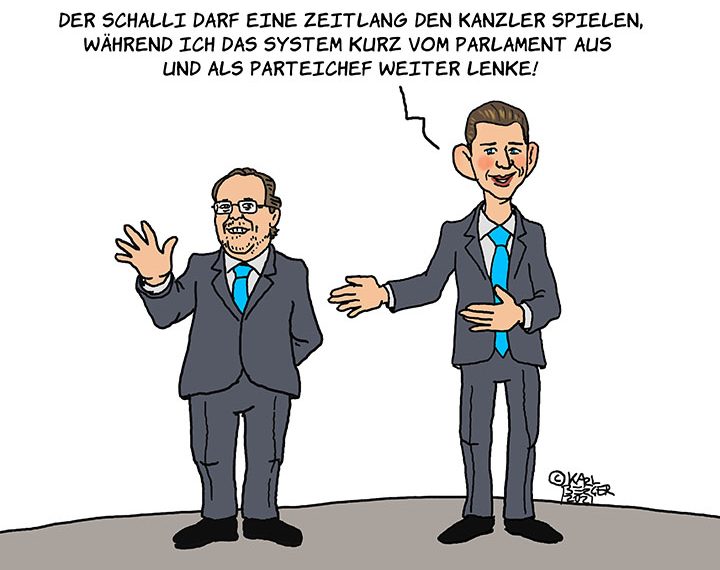 Schallenberg wird Kanzler, Kurz bleibt an der Macht