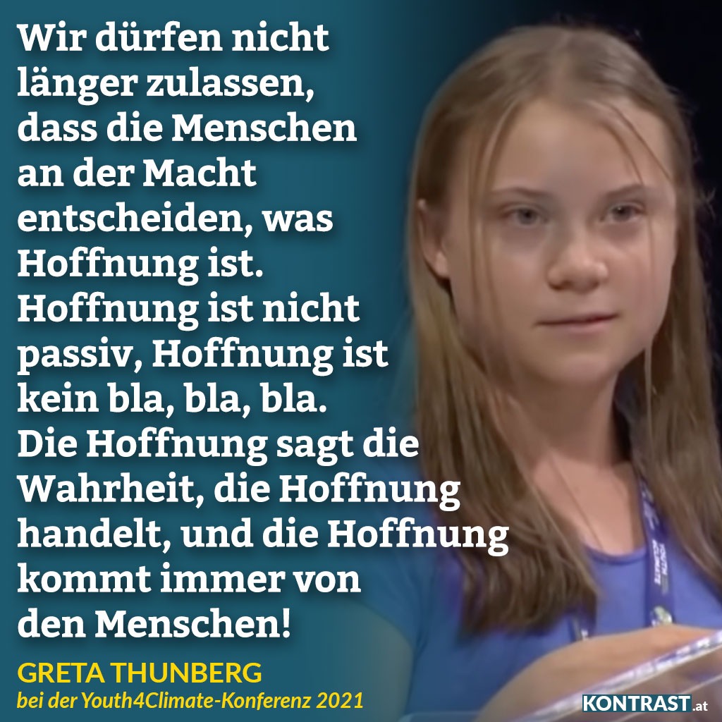 Greta Thunberg Zitat