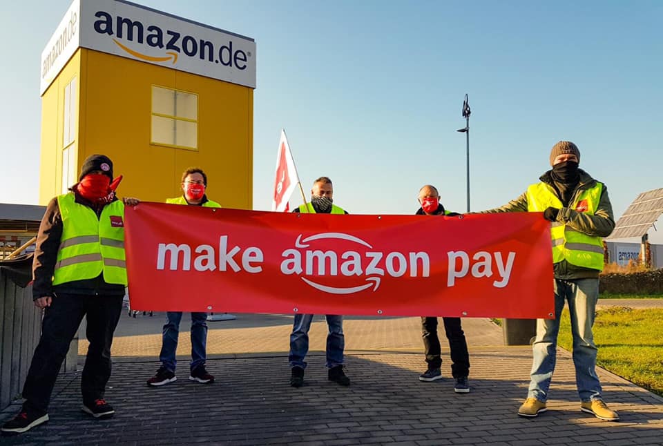 Von Graz bis Bangladesch: Auf der ganzen Welt wird gegen das Amazon-System protestiert