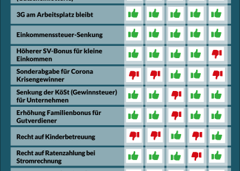 Nationalratssitzung am 20. Jänner 2022: So haben die Parteien gestimmt