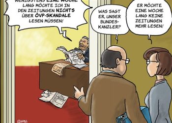 Nehammer macht den Vogel Strauß!