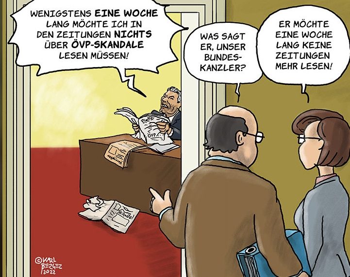 Nehammer macht den Vogel Strauß!