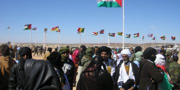 Gedenken an den 30. Jahrestag der Saharauischen Republik in den befreiten Gebieten der Westsahara im Jahr 2006