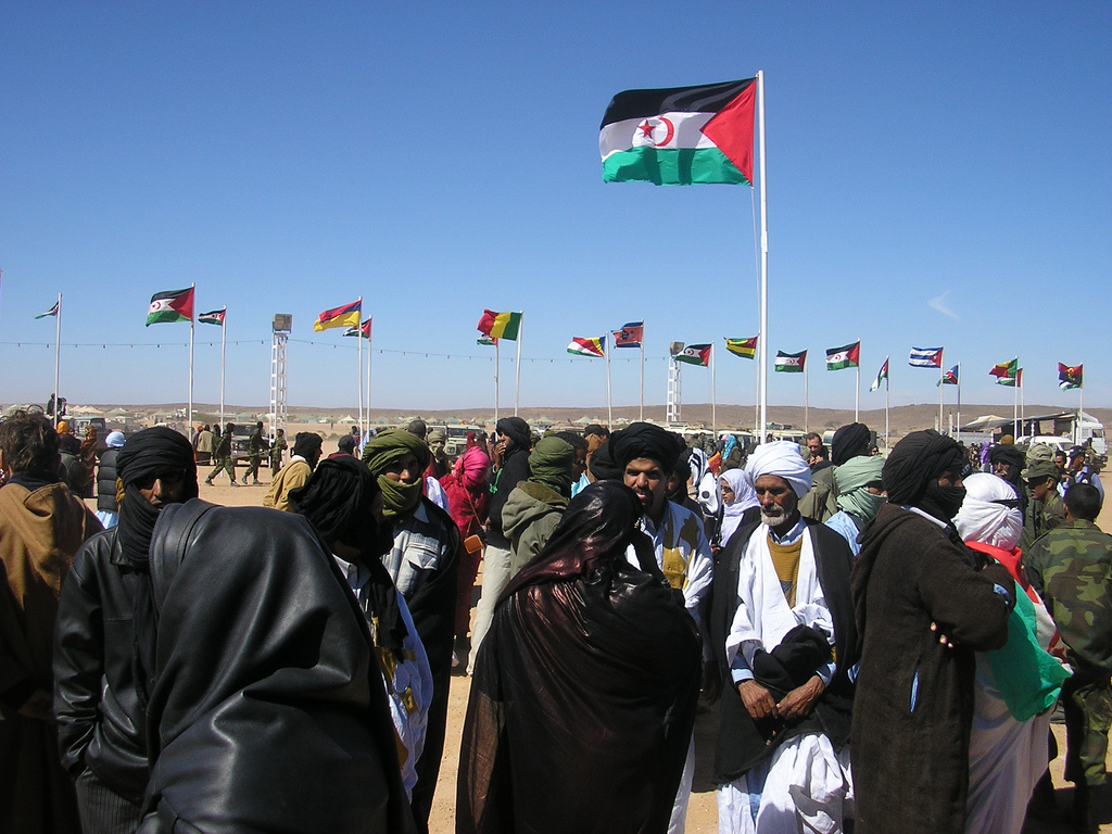 Gedenken an den 30. Jahrestag der Saharauischen Republik in den befreiten Gebieten der Westsahara im Jahr 2006
