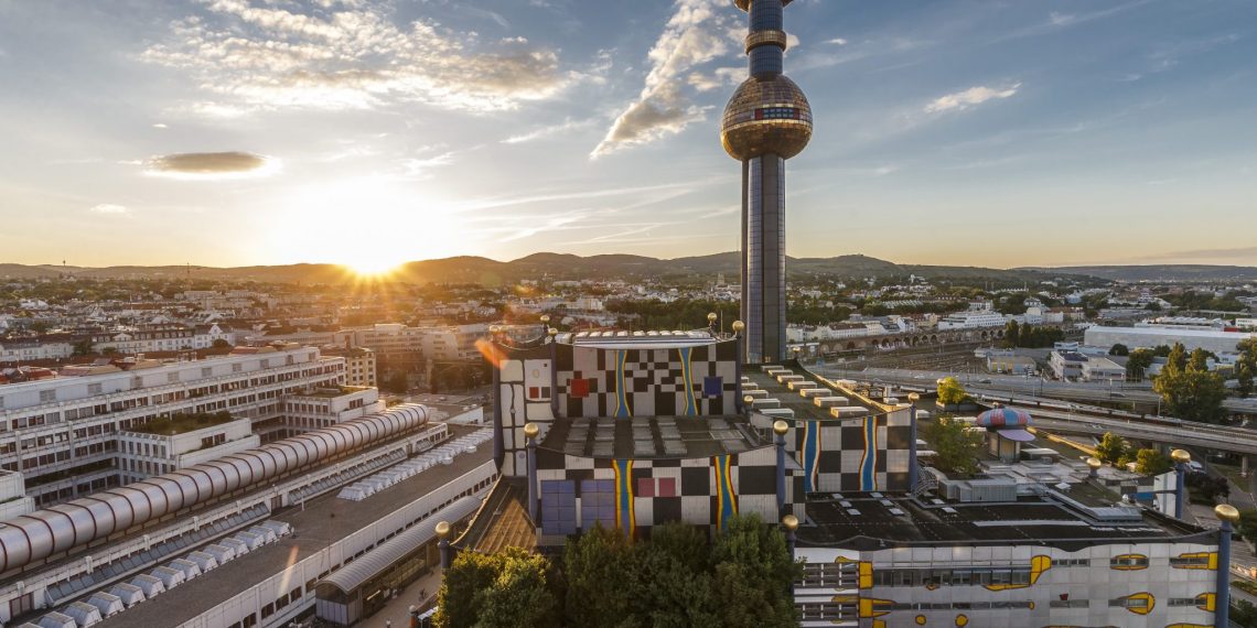 Stromgewinnung in Wien - Spittelau. Foto: Wien Energie/Hofer, zVg WIRD FÜR BLINDE und MOUSE OVER ANGEZEIGT