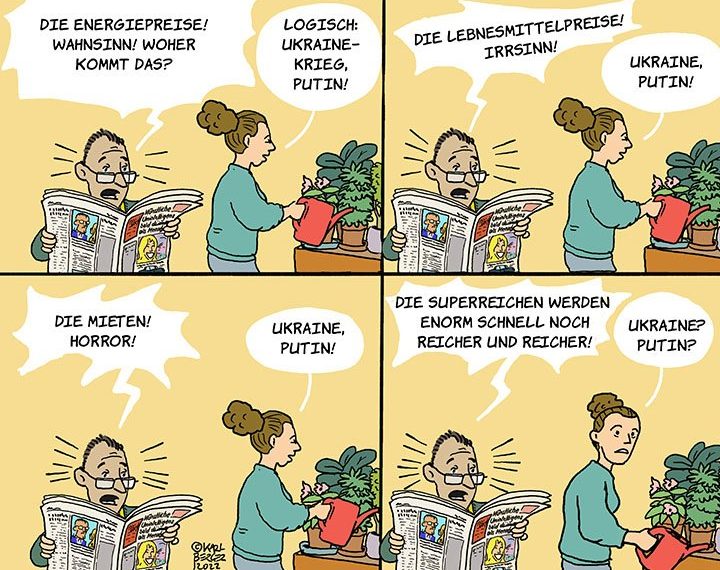 Krisen führen bei obersten Vermögen anscheinend zu noch mehr Reichtum...