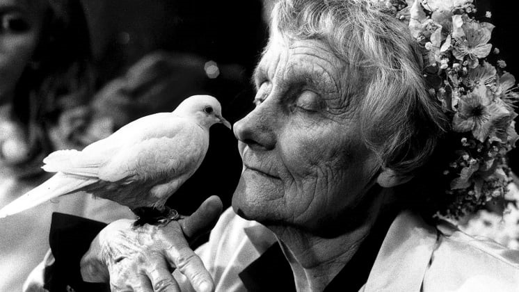 Astrid Lindgren on her 80th birthday. Photo by Jacob Forsell.
