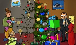 Arm und Reich zu Weihnachten