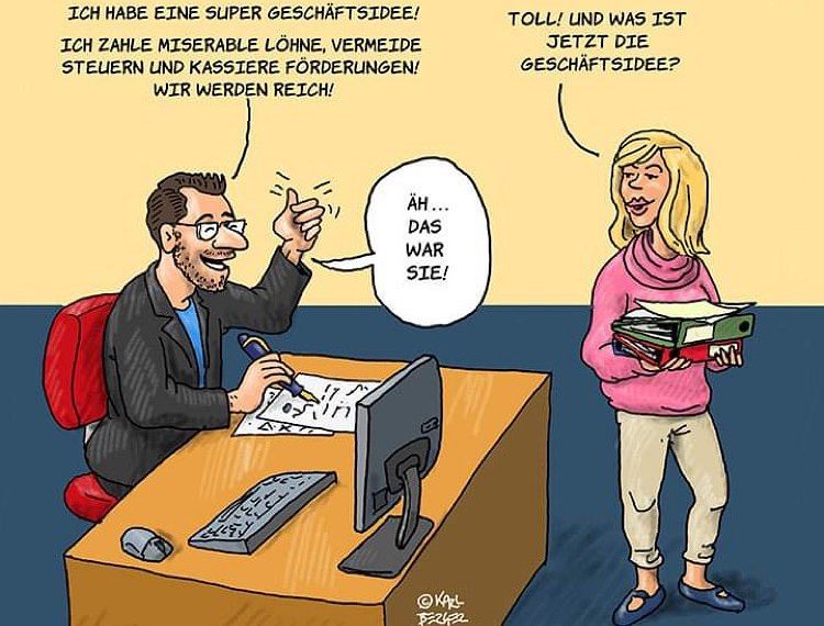 Corona-Hilfen... eine super Geschäftsidee...