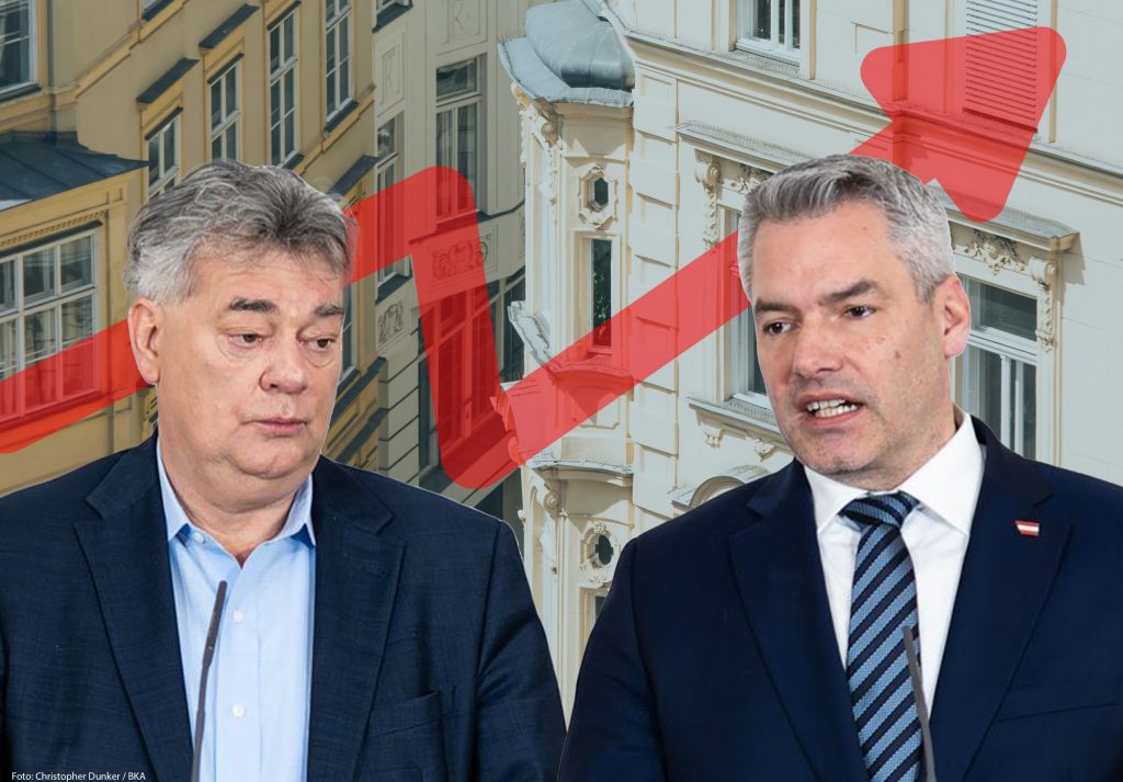 ÖVP und Grüne verhindern Mietdeckel: Mieten sollen um 8,6% steigen