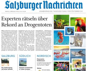 Salzburger Nachrichten Titelseite