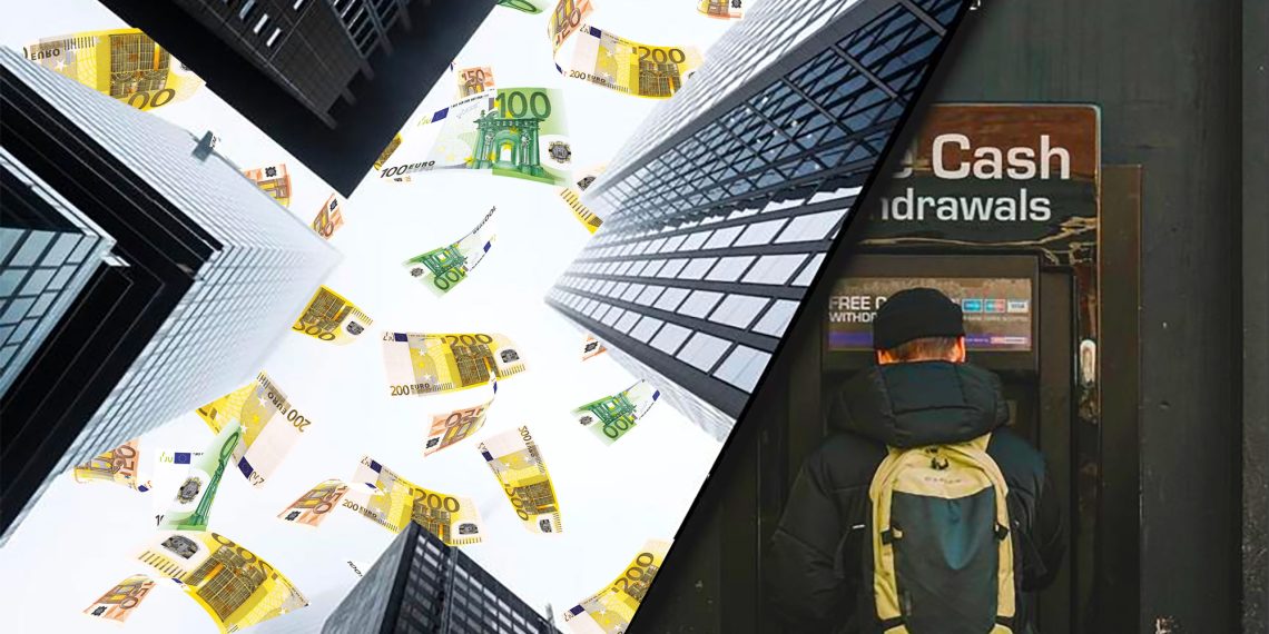 Banken, Geld, Profite, Zinsen, Leitzinsen, Bankomat, Konto